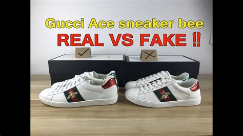 gucci ace real vs fake|Gucci ace sneakers snakes.